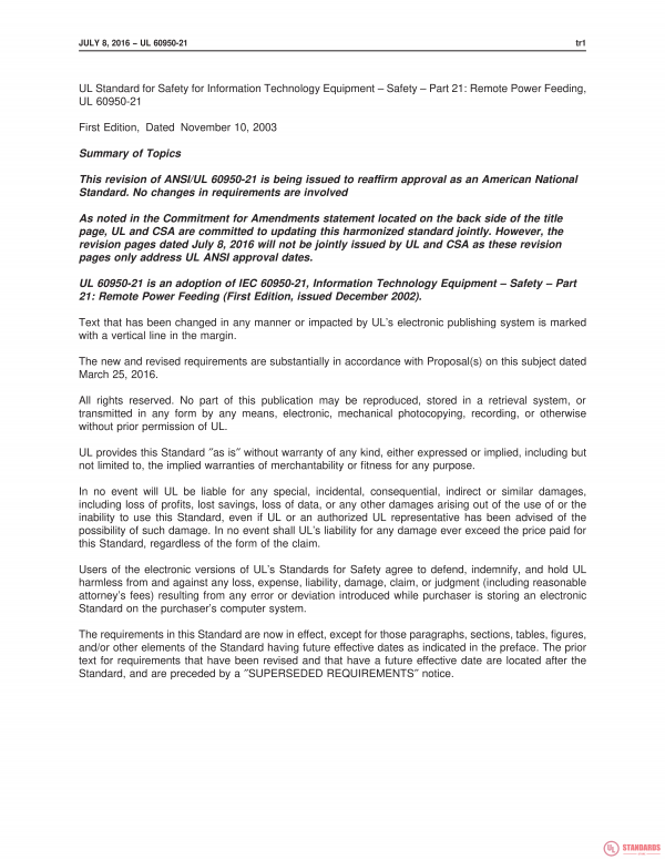 UL 60950-21 PDF UL 60950-21 PDF
